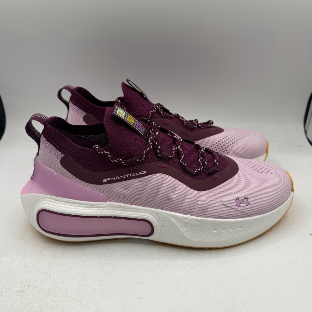 Under Armour HOVR Phantom 4 Dia De Muertos Shoes Mens 10 Pink Purple 3027669-500